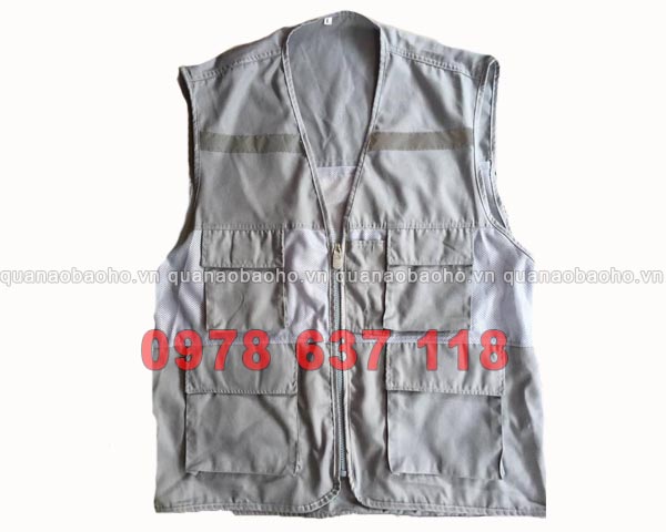 Áo gile màu ghi xám | Ao gile mau ghi xam