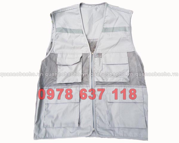 Áo gile màu ghi sáng | Ao gile mau ghi sang