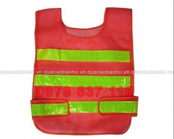 Áo gile màu đỏ phối vang | Ao gile mau do phoi vang