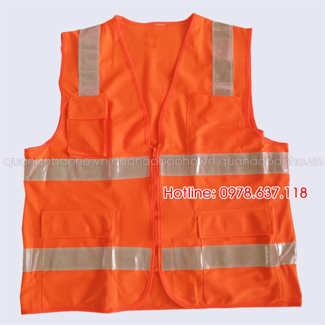 Áo gile phản quang AGLPQ013 | ao gile phan quang | Áo phản quang