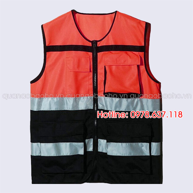 Áo gile phản quang AGLPQ015 | ao gile phan quang | Áo phản quang