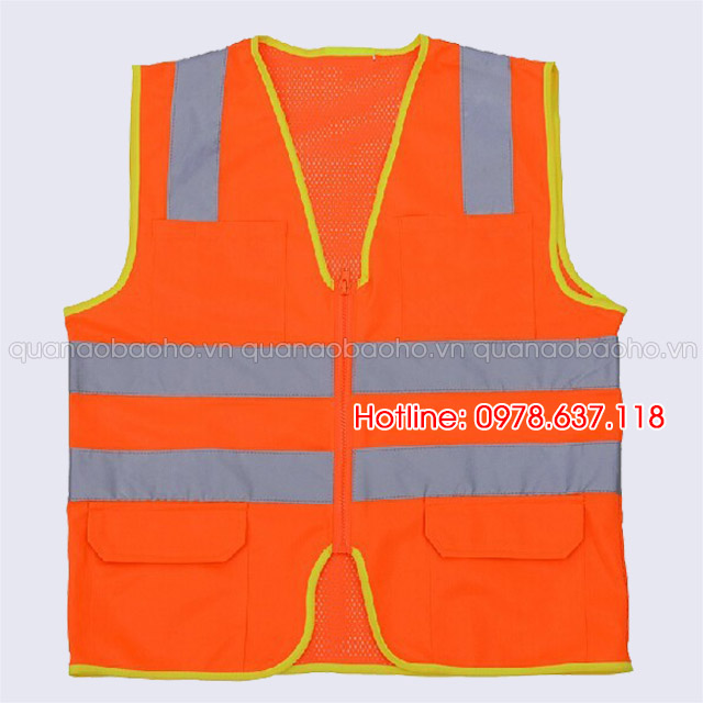 Áo gile phản quang AGLPQ019 | ao gile phan quang | Áo phản quang