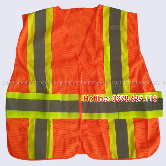 Áo gile phản quang AGLPQ020 | ao gile phan quang | Áo phản quang