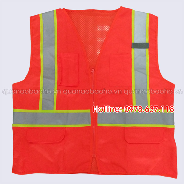 Áo gile phản quang AGLPQ08 | ao gile phan quang | Áo phản quang