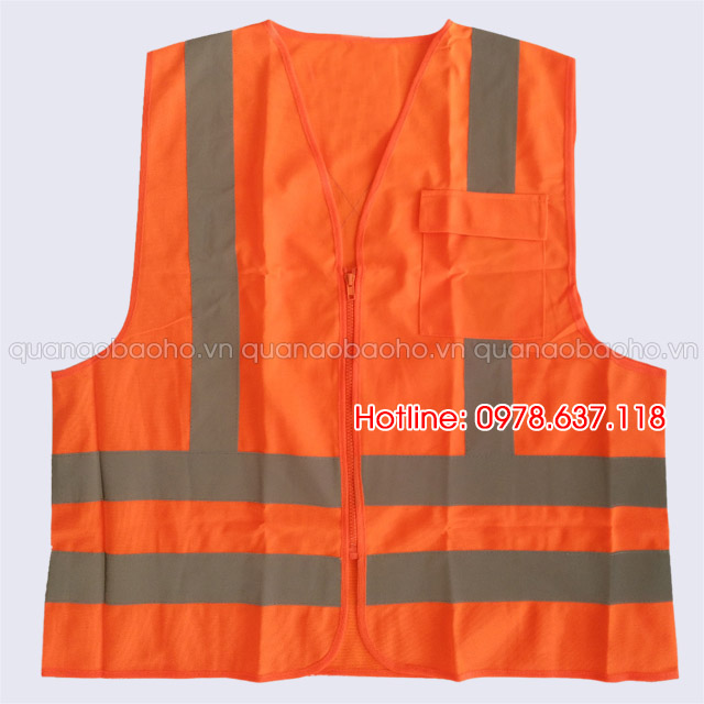 Áo gile phản quang AGLPQ09 | ao gile phan quang | Áo phản quang